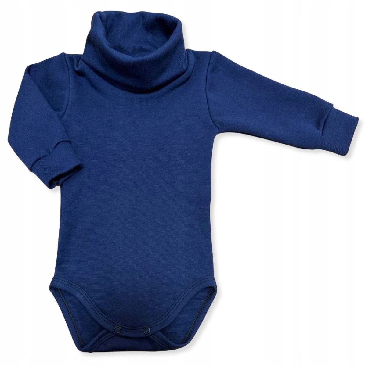 Dartomik - Body met Coltrui - Lange Mouwen - Blauw