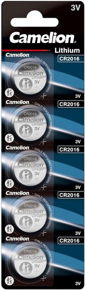 Knoopcel Batterij - Platte Batterij - Apparaten Voeden - 3 Volt Spanning - CR2016 Formaat