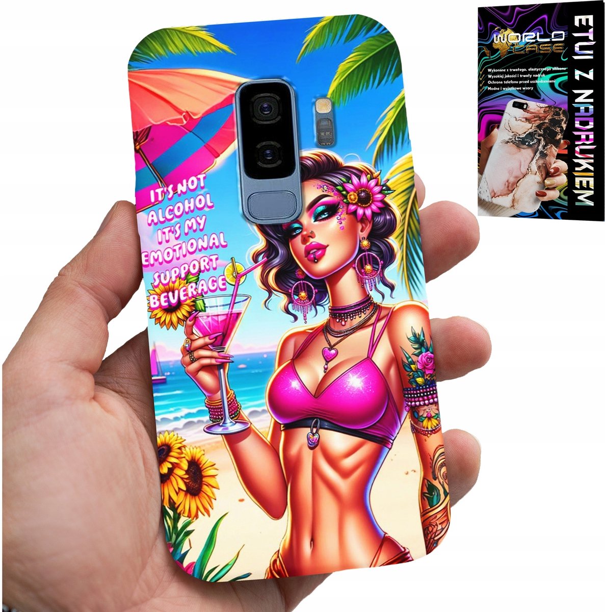 HOESJE VOOR SAMSUNG GALAXY S9 PLUS - HET IS GEEN ALCOHOL, HET IS MIJN EMOTIONELE HOESJE