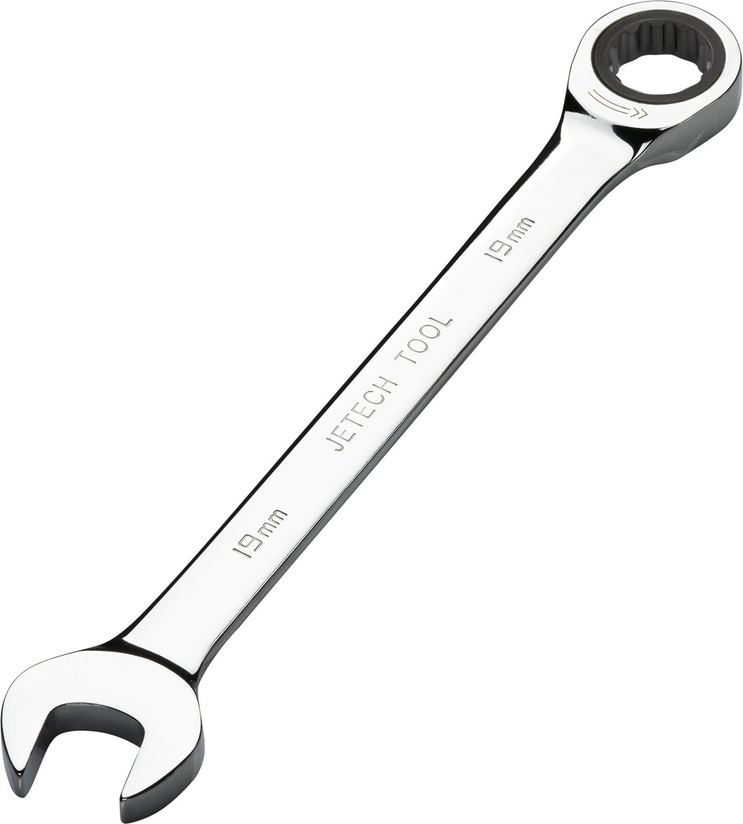 Jetech Ratel Steeksleutel 19 mm – Metrisch – CR-V Staal