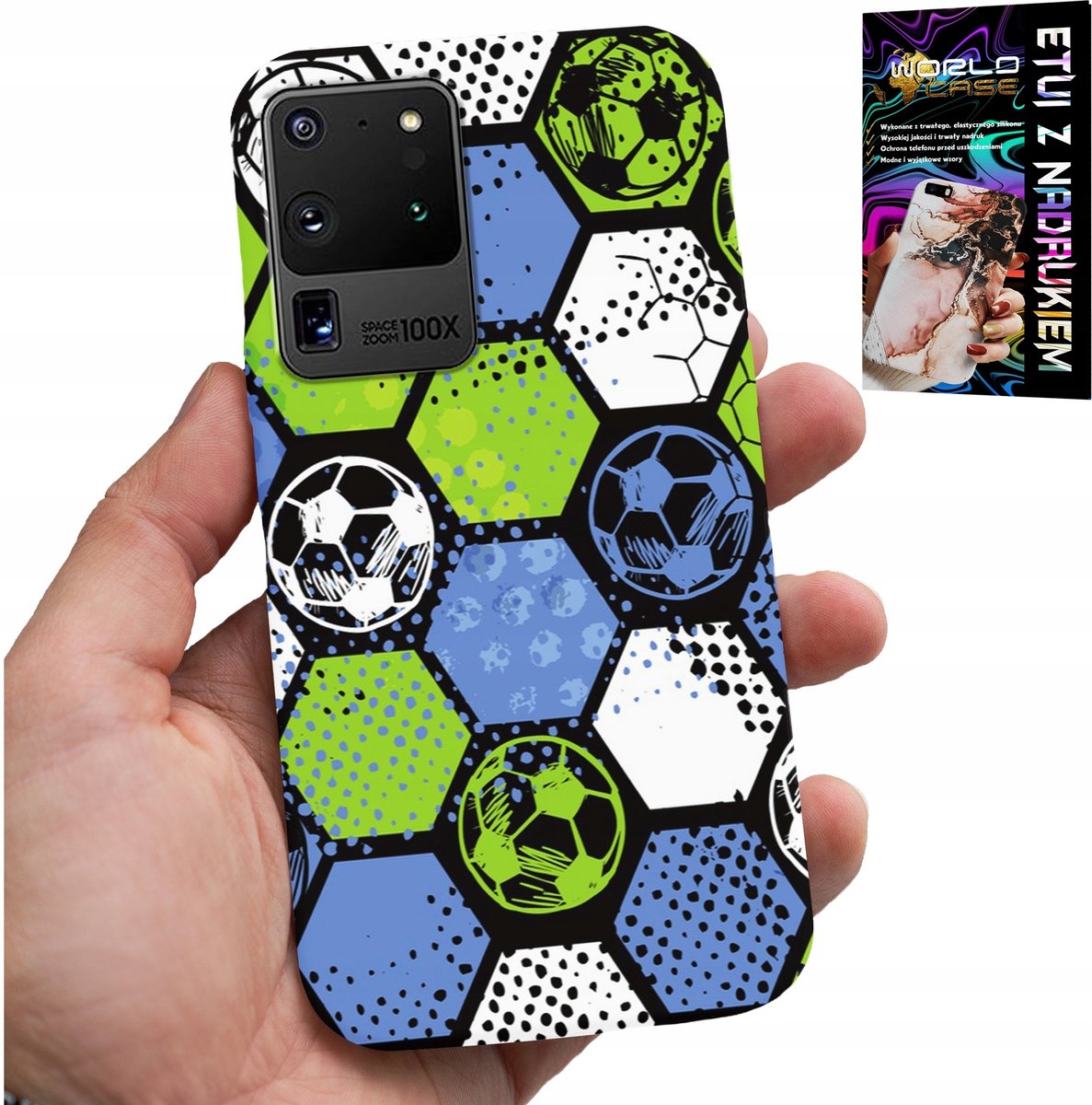 HOESJE VOOR SAMSUNG GALAXY S20 Ultra - ACHTERKANT MET VOETBALPLAAT