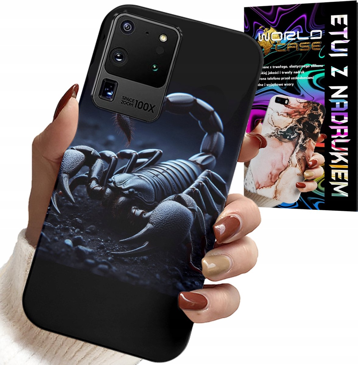 HOESJE VOOR SAMSUNG GALAXY S20 Ultra - SCHORPIOEN, SCHORPIOENEN + HYDROGEL FILM