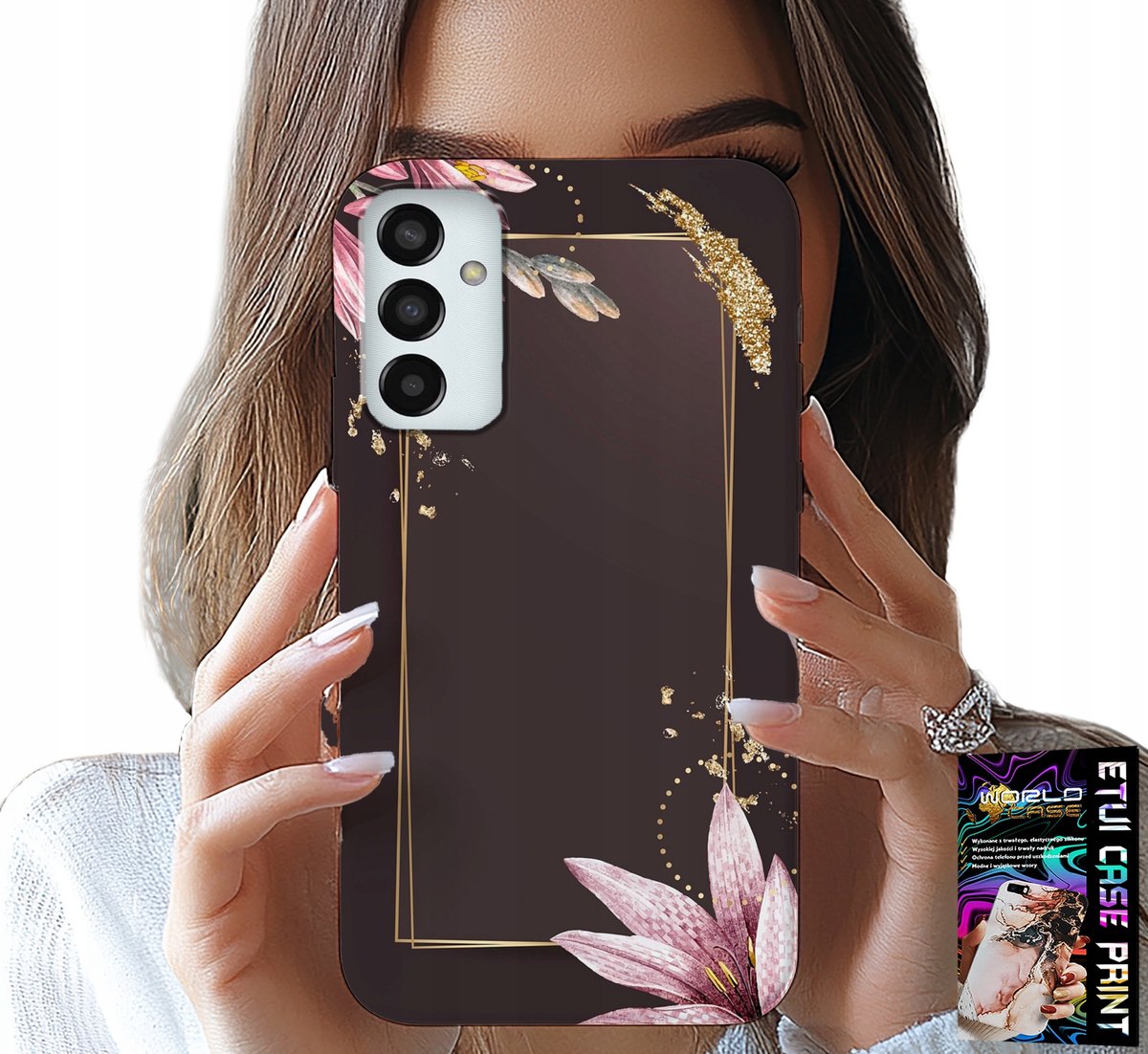 HOESJE VOOR SAMSUNG GALAXY M13 4G - ELEGANT BLOEMENPATROON