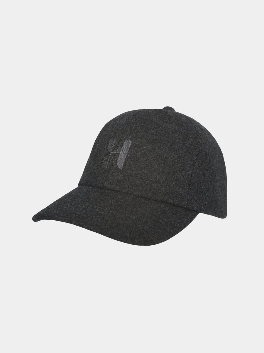 Eise - Wollen baseball cap - Antraciet