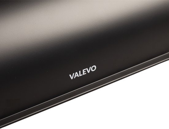 VALEVO® Boîte à pain XL avec couvercle coulissant - Grande boîte à pain XL - 43x27x19 - Conservation jusqu'à 15 litres - Boîte de conservation pour pain entier - Cuisine - Acier inoxydable noir