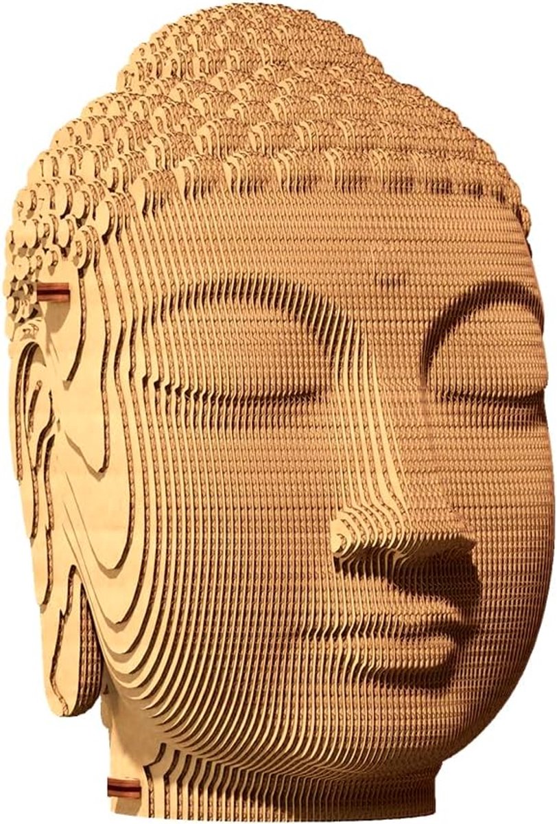 3D Puzzel Set - Kartonnen Figuur - Creatieve Ontspanning - Gedetailleerd Ontwerp - 79 Stukjes - Natuurlijk Karton