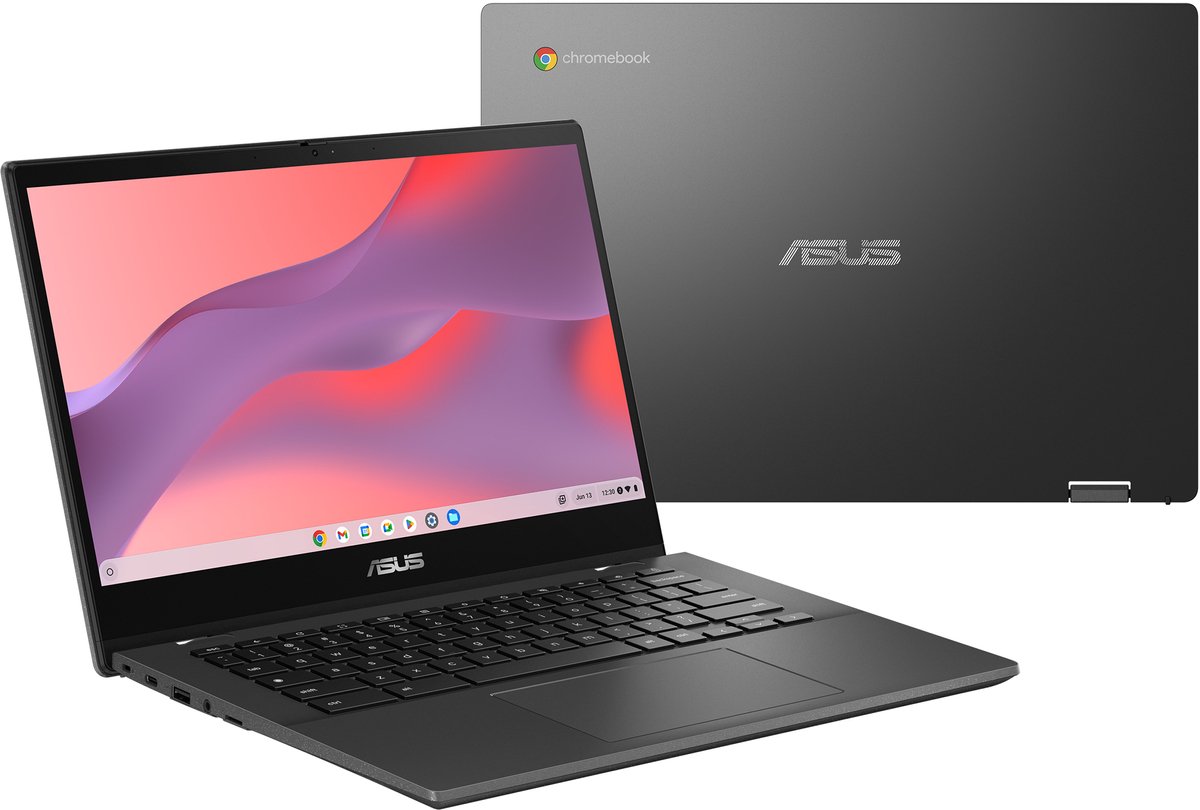 ASUS Chromebook CM14 Flip - 14" Full HD Touchscreen - MediaTek Kompanio 520 - 8GB RAM - 128GB eMMC - ChromeOS thumbnail 4