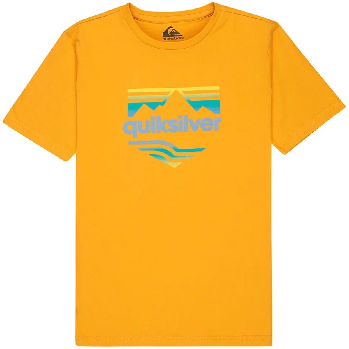 Quiksilver Horizon Fade T-shirt Met Korte Mouwen 8 Years Jongen Geel