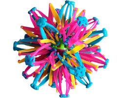 Uittrekbare Ademhalingsbal - Magische Bal Speelgoed - Ontspanning en Spel - Vormveranderend en Intrekbaar - 29.1 Centimeter Diameter - Blauw