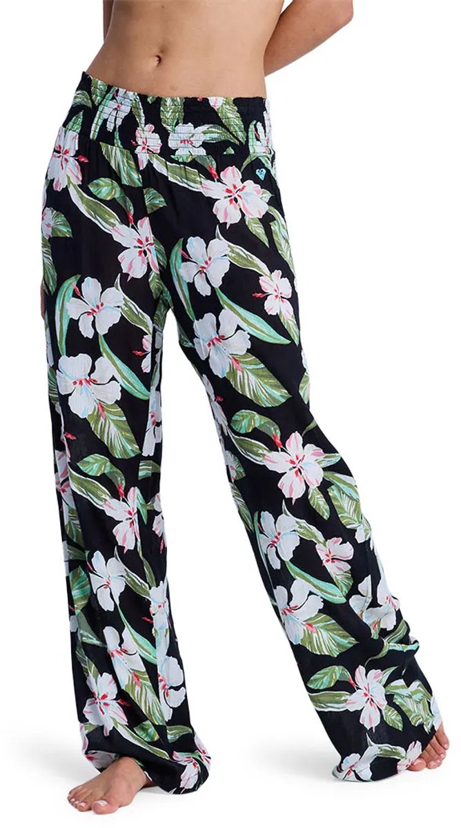 Roxy Along The Sunset Print Broek XL Vrouw Antraciet