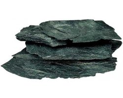 Decoratieve Steen - Aquarium Decoratie - Natuurlijke Inrichting - Waterneutraal Materiaal - 1-18 kg - Zwart