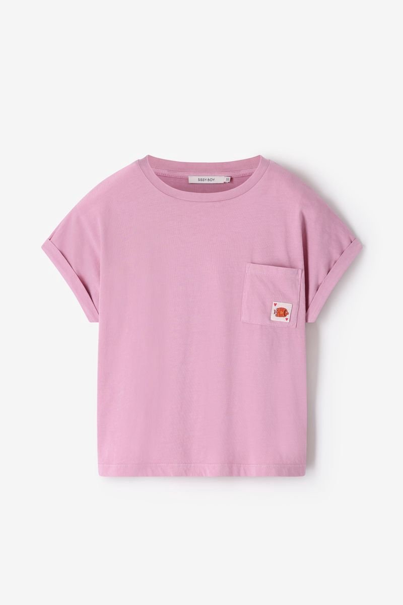 Sissy-Boy - Paars boxy T-shirt