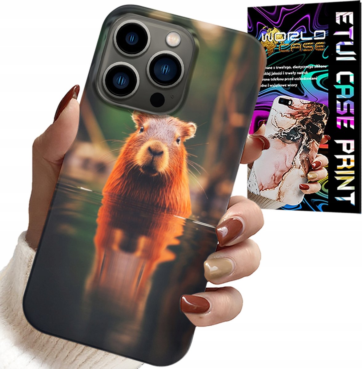 HOESJE VOOR IPHONE 16 PRO - LEUKE CAPIBARA, CAPIBARA, VEEL ONTWERPEN