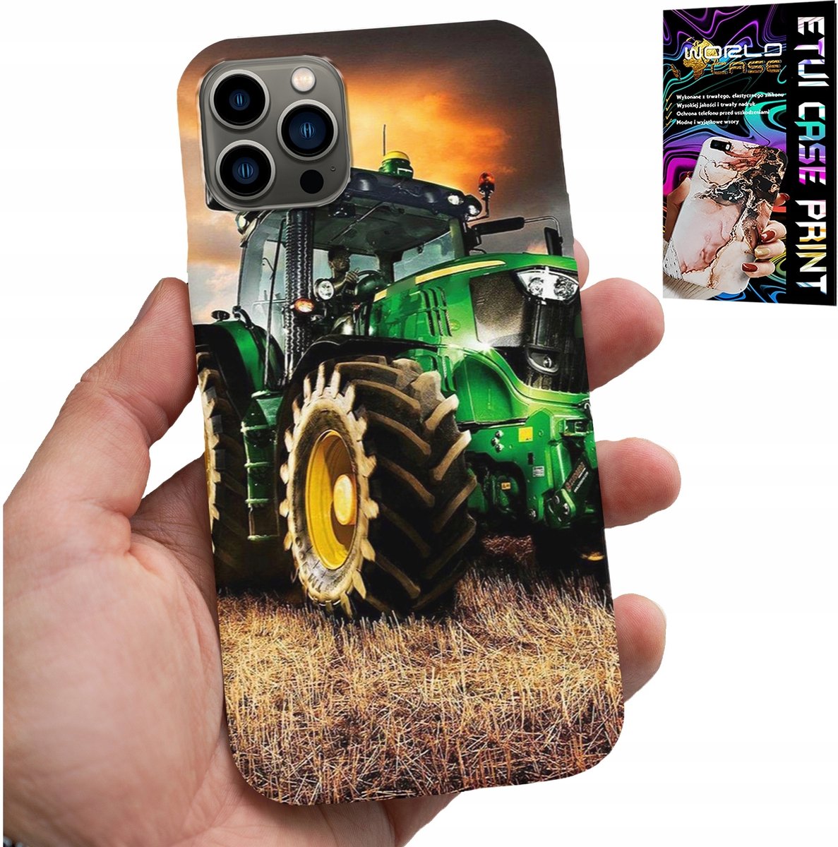 HOESJE VOOR IPHONE 11 PRO - TRACTOR BOERDERIJTRACTOR + GLAS