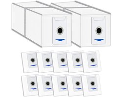 12 stuks-Stofzakken voor Ecovacs Deebot T30 Pro Omni/T30 Omni stofzuigerrobot-stofzuigerzakken-reservezak-accessoires voor Ecovacs Deebot T30 Pro Omni / T30 Omni