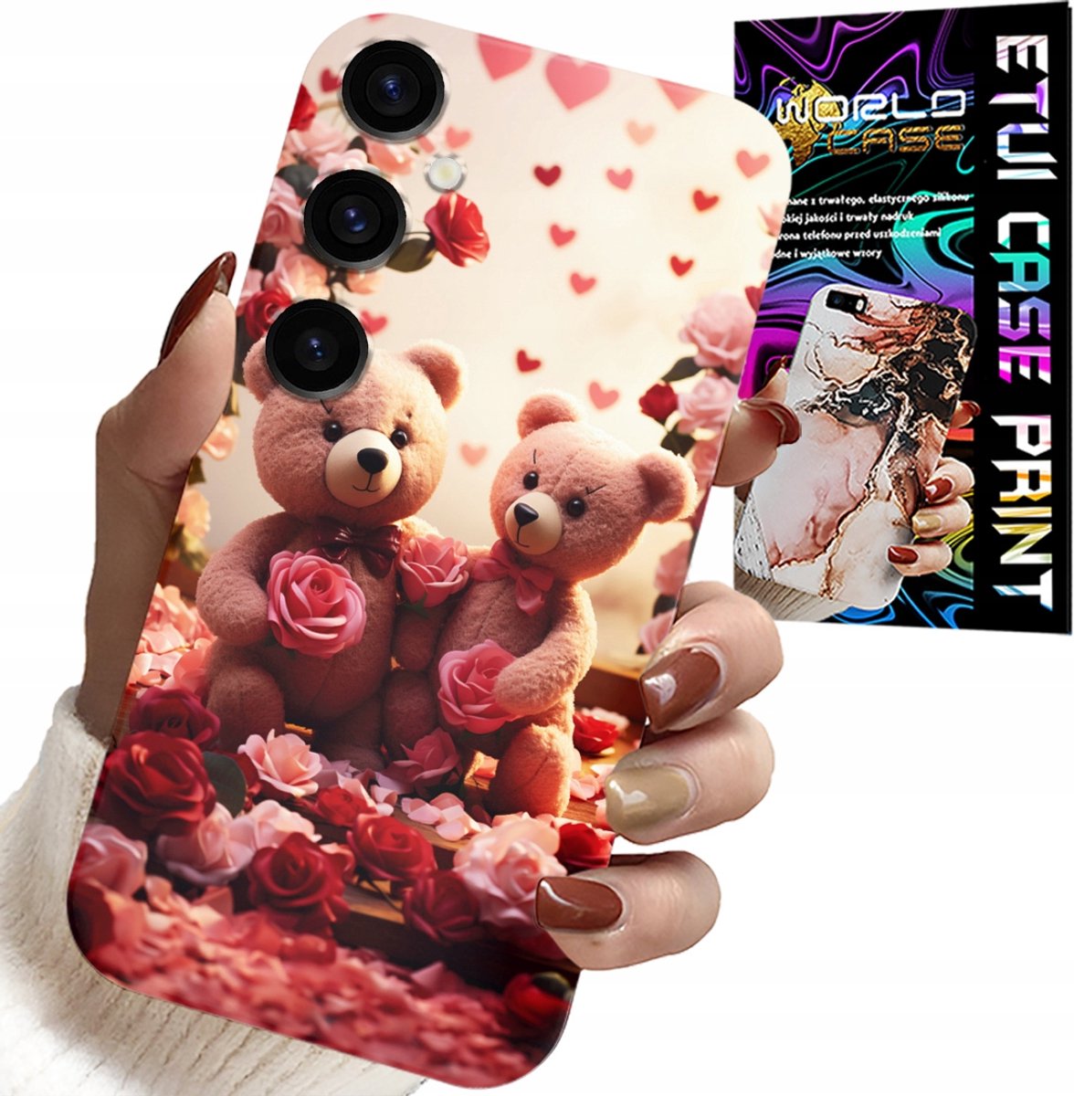 Hoesje voor Samsung Galaxy A05S - Teddyberen, Love You, Harten, diverse patronen
