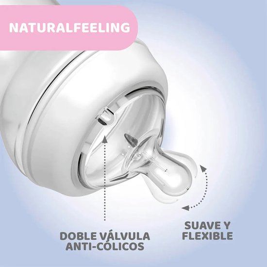 Chicco ZUIGFLES NATURALFEELING - 6M+ van Chicco — afbeelding 2