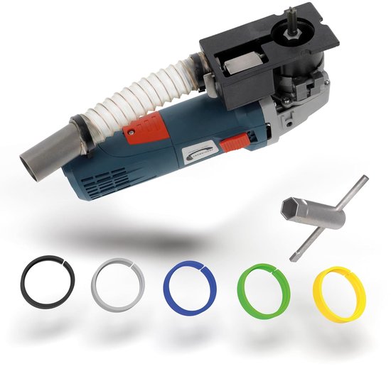 Afzuiging voegenfrees - Mortelreiniger - Voegen saneren - Adaptieve geleiding - 6-12 mm — afbeelding 3
