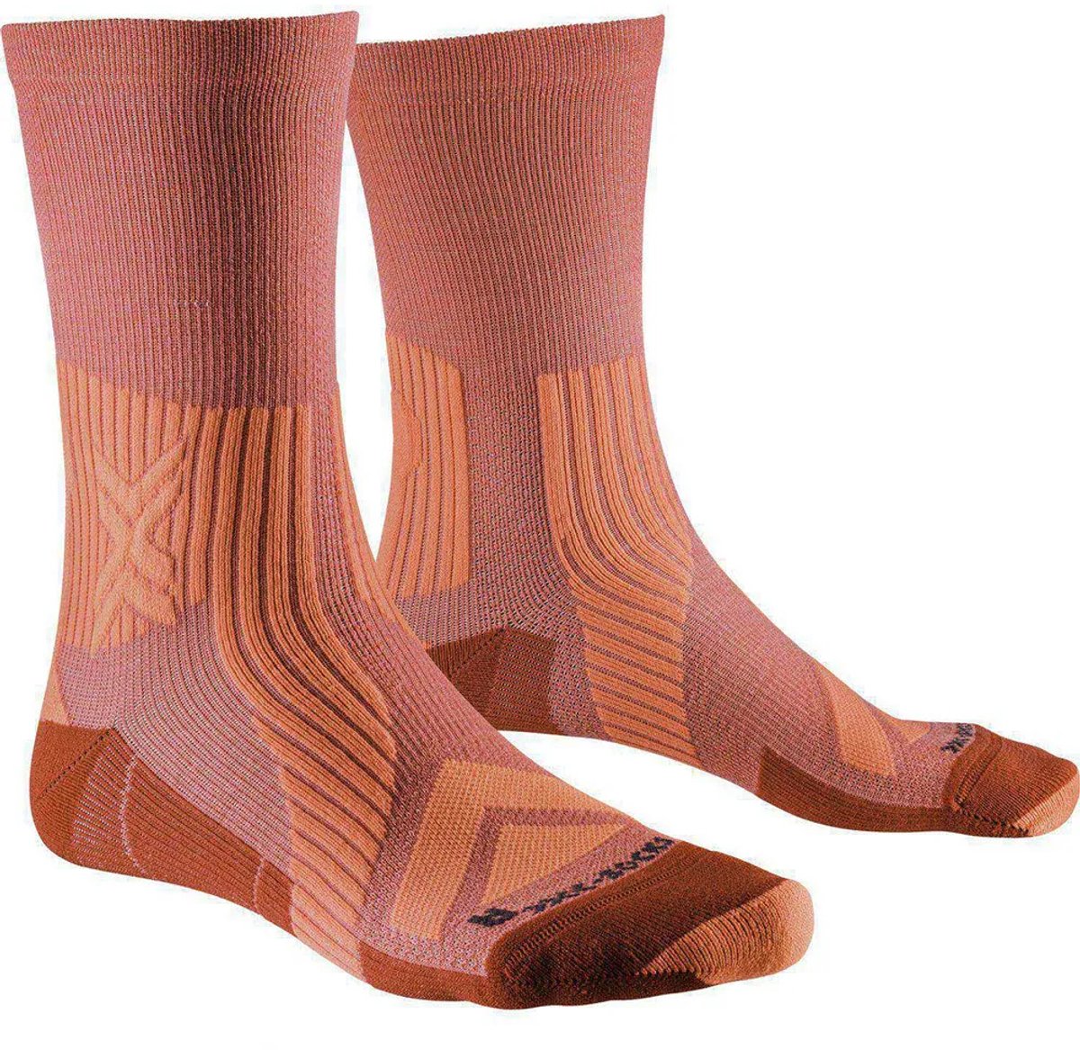 X-socks Bike Expert Merino Crew Sokken Oranje EU 45-47