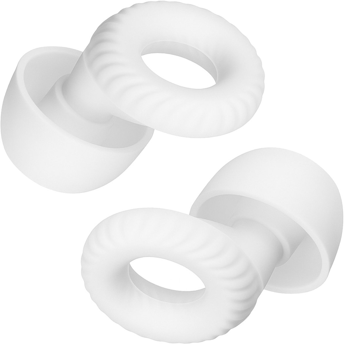 EarPlug Serie - Siliconen Oordoppen - Witte - Comfortabel - Reisvriendelijk