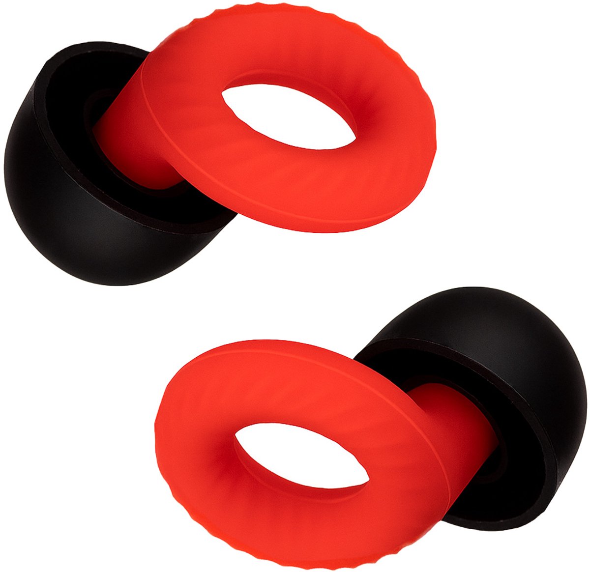 EarPlug - Serie - Oordopjes - Rood-Zwart - Siliconen - 35 dB Geluidsverlaging