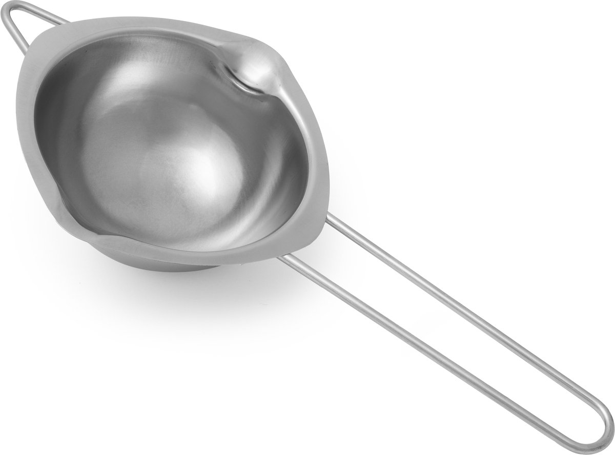 TopWosk Serie - Roestvrijstalen Smeltpot - 250 ml - Ergonomisch Handvat - Waterbadgeschikt