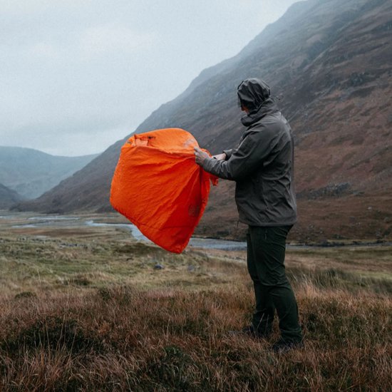 Highlander noodtent Storm Vault Survival Shelter 1 persoons - Oranje van Merkloos — afbeelding 4