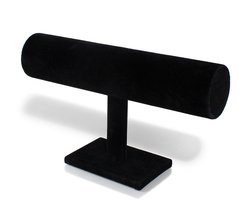 Rek Voor Sieraden - Sieradenstandaard - Vertoon Huis Organiser Houder - Tafeltop Hangen Organiser - Armband houder - Sieradenstandaard - Geschikt voor sieraden, horloges en kettingen - 23×7cm - Zwart