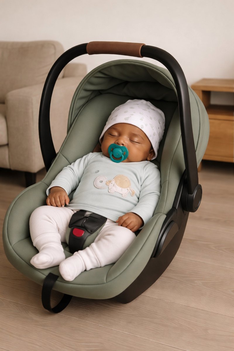 Blijeitje - Luxe 8-delige babycadeauset Mintgroen – Kraamcadeau Jongen - Babyshower & Gender Reveal Cadeau Giftset – Tutpop ollie, Konijn Rammelaar, Babymutsje, Shirtje, Broekje, Slabbetje & Slofjes - Neutraal Olifant Design – foto 3