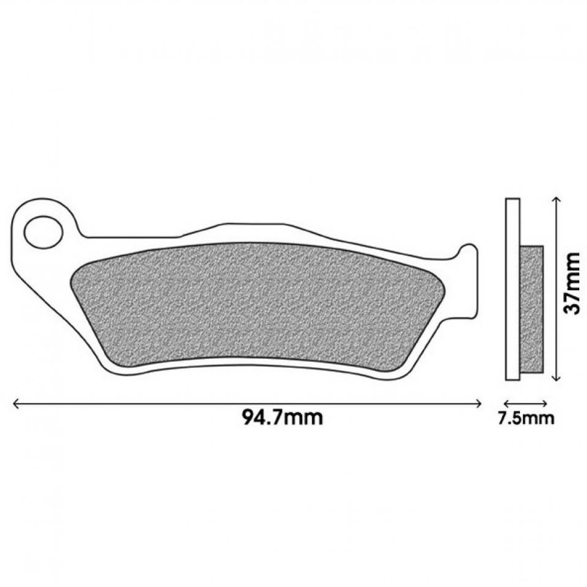 Plaquette de frein Newfren pour Moto Sherco 300 SE 3.0 2010 à 2011 FD0186SD Neuf
