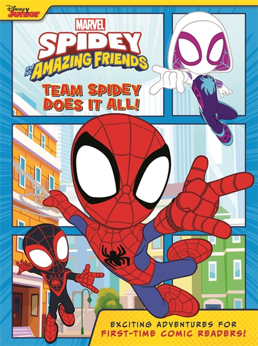 Comic Book- Marvel Spidey And His Amazing Friends, Team Spidey Does It All!