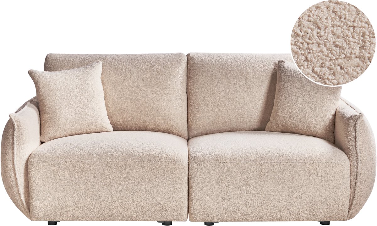 MESNALI - Tweezitsbank - Beige - Bouclé