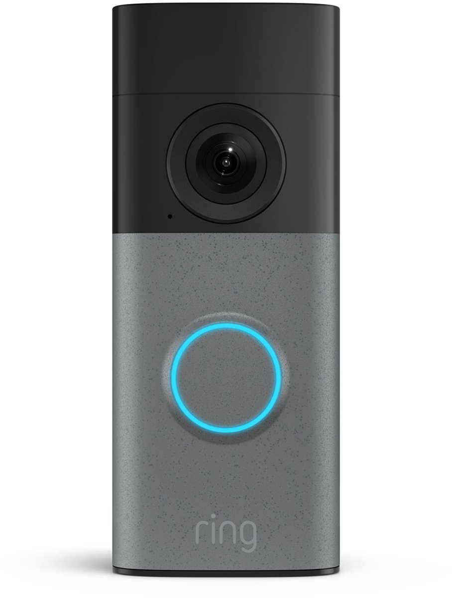 Ring Videodeurbel 2k Speckled Grey - Ring Security - €73,50