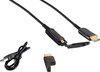 S-Impuls Actieve HDMI optical fiber kabel met smalle connector - versie 2.0 (4K 60Hz HDR) - 30 meter