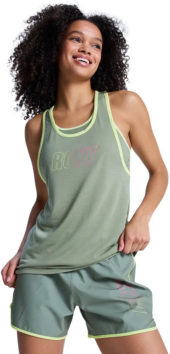 Roxy Everyday Flow 2 Top Zonder Mouwen S Vrouw Groen