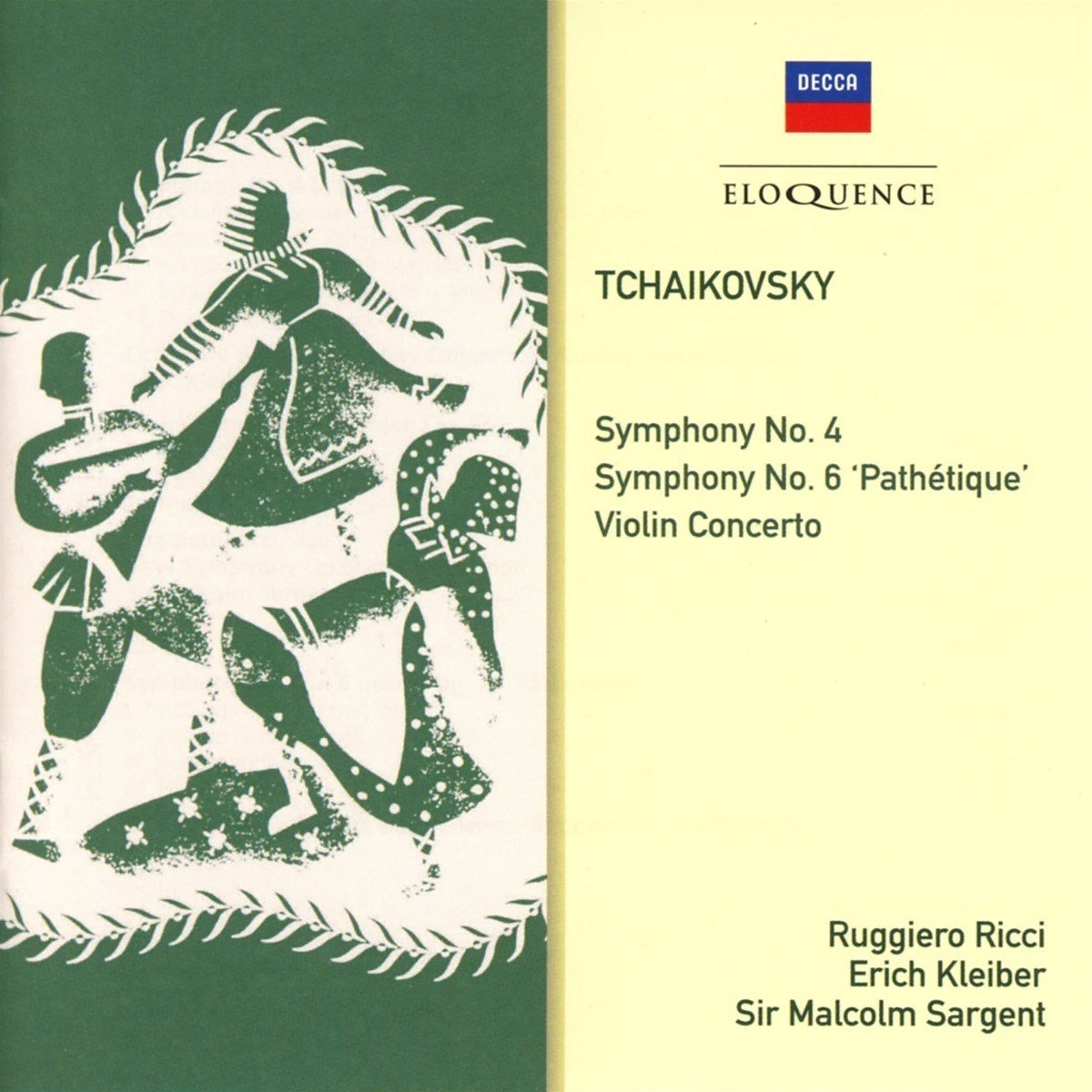 Erich Kleiber, Ruggiero Ricci - Tchaikovsky: Symphonies Nos. 4 & 6, Violin Concerto (2 CD)