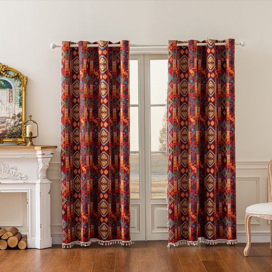 HOME FASHION Paneelgordijn Folke wit 60x245 cm