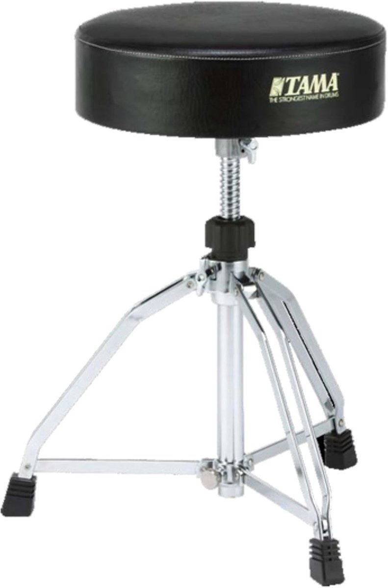 Drumkruk Rond - Zitting Kruk - Muziek Maken - Stabiele Constructie - 35x35x60cm - Zwart