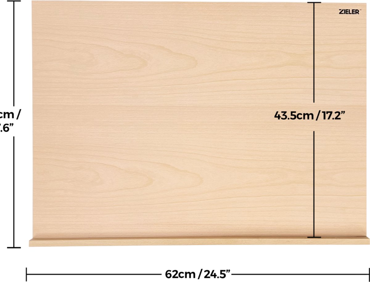 Zieler Workstation A2 Formaat - Houten Tekentafel - Tekenbord - 5 Standen - voor Volwassenen en Kinderen - Lessenaar - Tafelezel Geschikt voor Max 43 x 62 cm - Schildersezel — afbeelding 9
