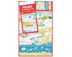 INNY Serie - XL Kleurboek - Reis door Polen - Dieren en Symbolen - Educatief