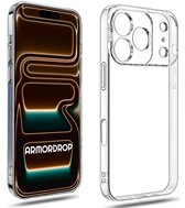 Armordrop Transparant Hoesje Geschikt Voor iPhone 17 Pro Max Hoesje - Stevige Beschermhoesje