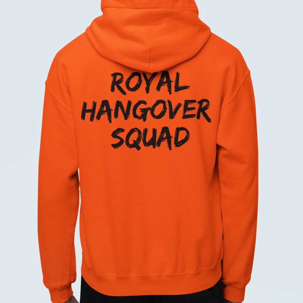 Oranje EK WK Koningsdag Hoodie Royal Hangover Squad M