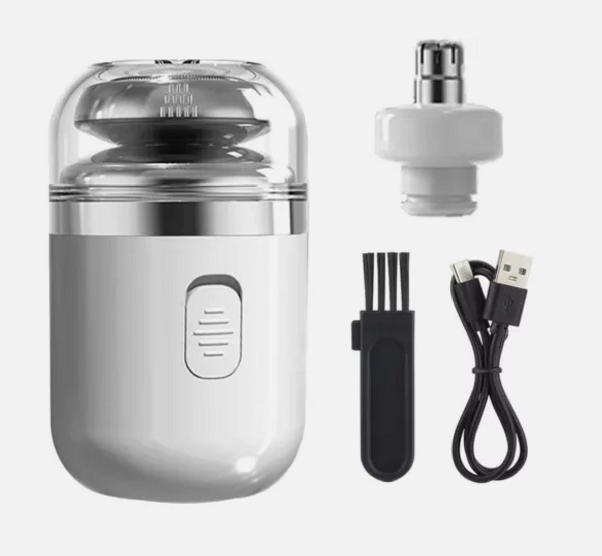 Mini-elektrisch Scheerapparaat - Neushaartrimmer - 2-in-1 Draagbaar - 1 Stuk - Reizen & Buiten