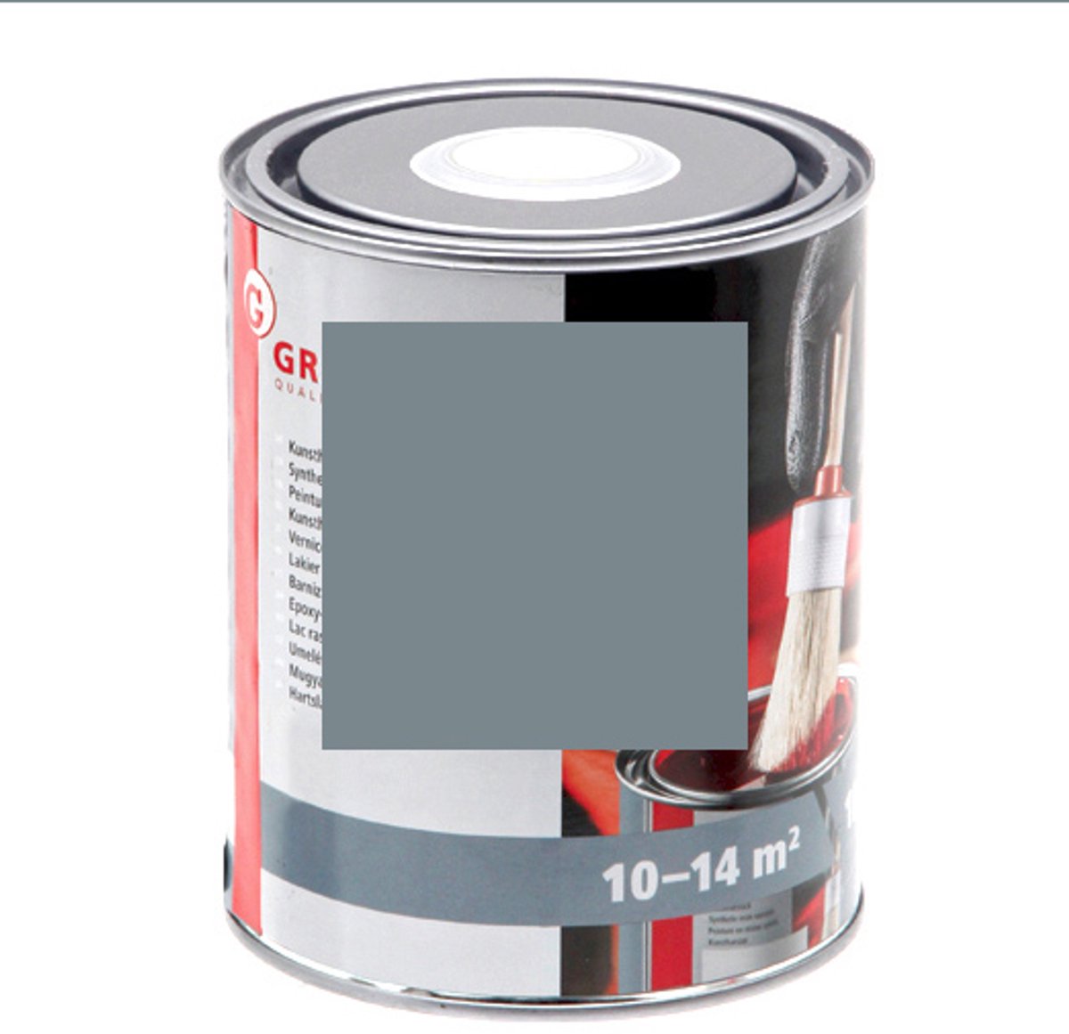 Granit Nopolux Serie - RAL 7000 Verf - 1L - Synthetische Sneldrogende Lak