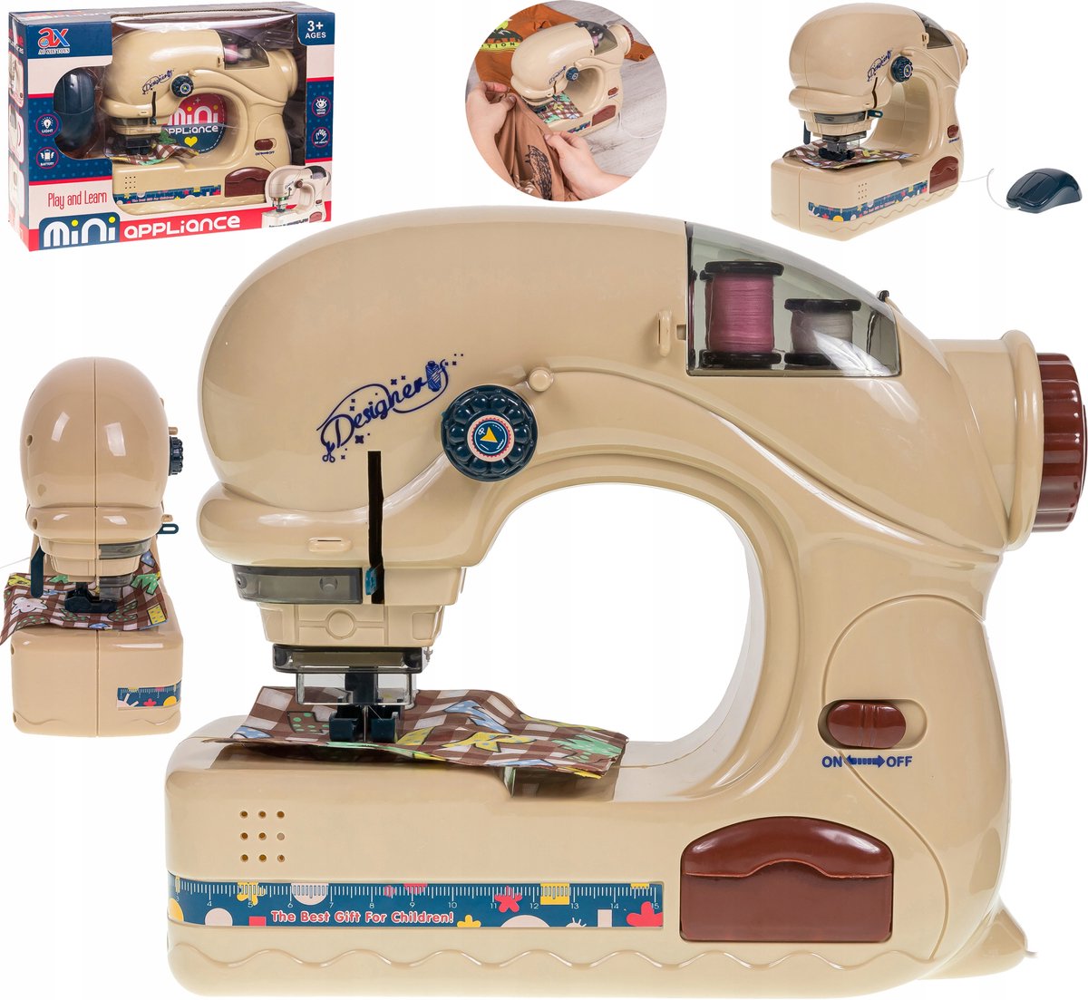 BK Mini Naaimachine - Kinderen - LED Verlichting - 2 Snelheden