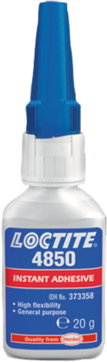 Loctite 4850 Serie - Snelwerkende Lijm - 20g - Flexibel - Transparant
