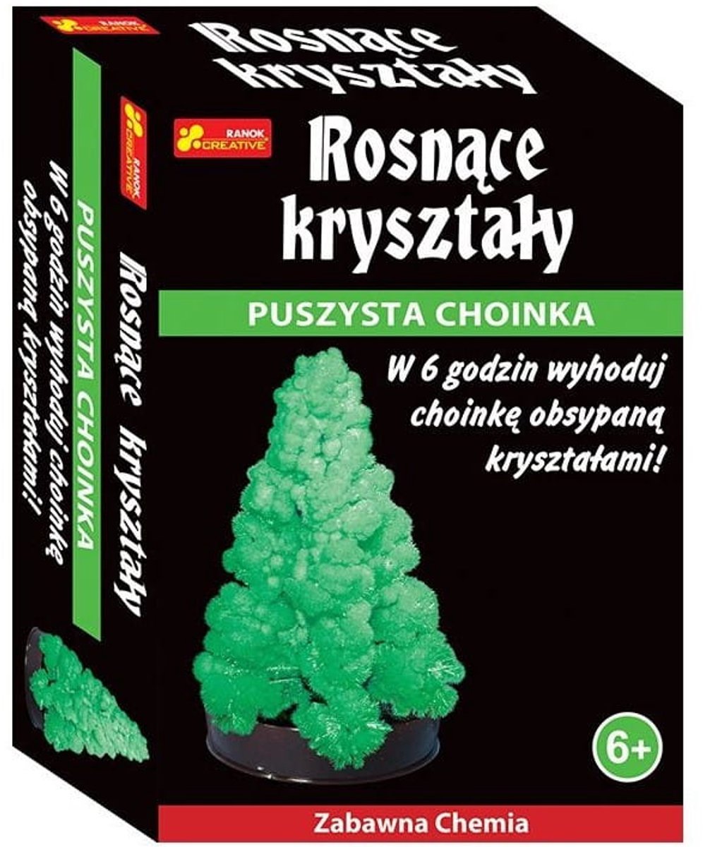 Zabawna Chemia Serie - Experimenteerset - Puszysta Choinka - Kleurvolle Kristallen - Decoratief