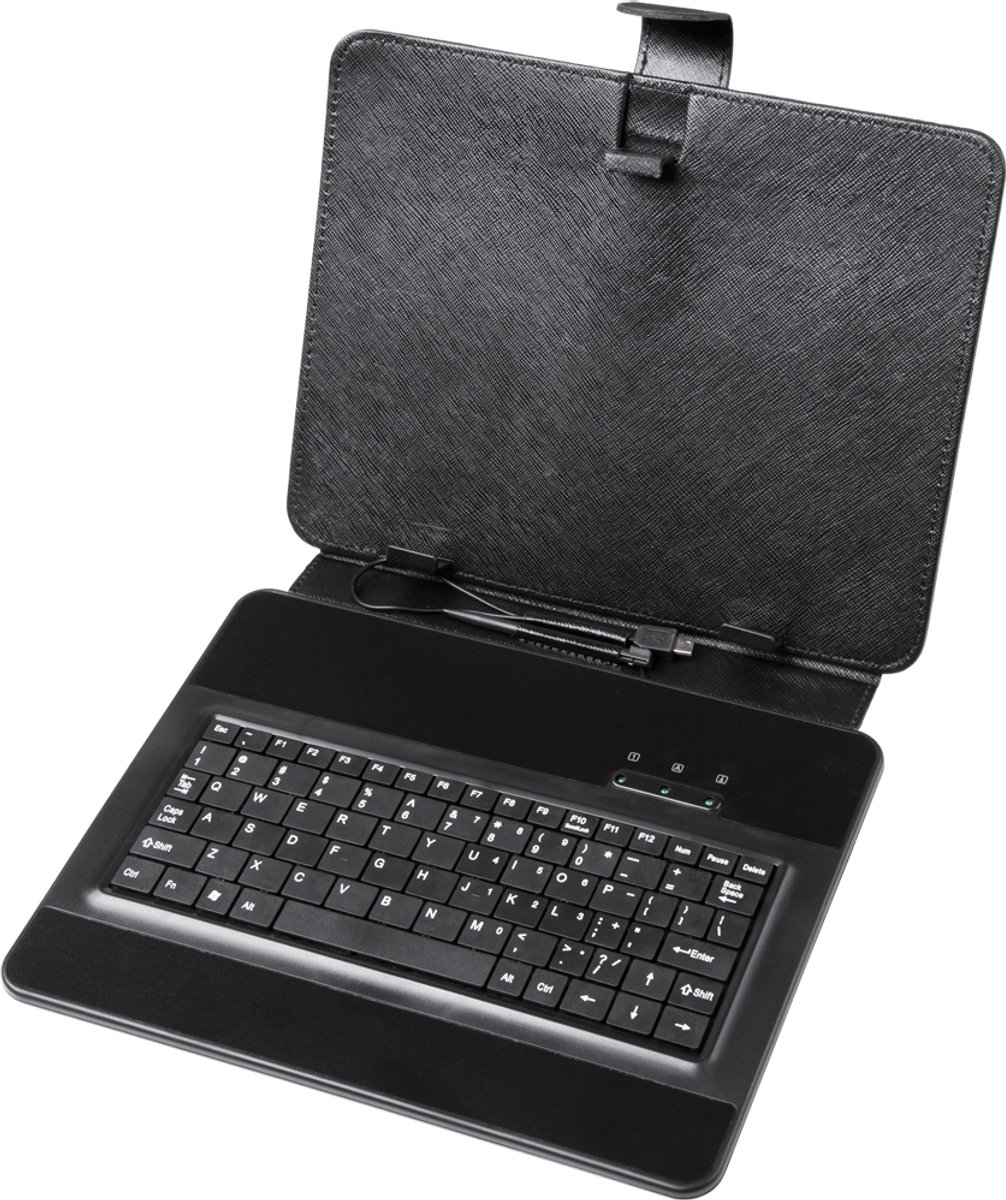 Quer - Universele Tablet Hoes - Met Toetsenbord en Standaard