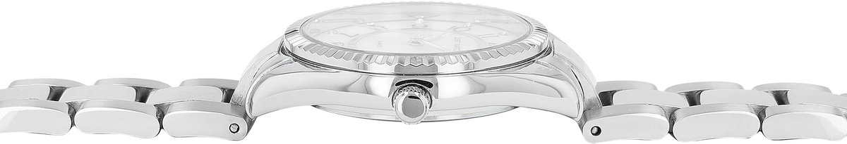 JUST WATCH dameshorloge roestvrij staal Lunaria dameshorloge, roestvrijstalen band, Simili, quartz, modern, 32 mm