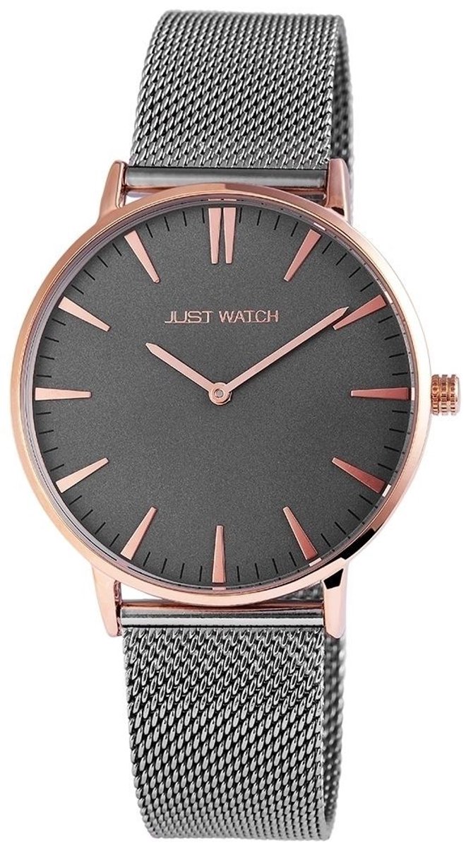 JUST WATCH Just Watch Unisex Polshorloge Alice echt leren band, basic, eenvoudig, mannen en vrouwen, partner